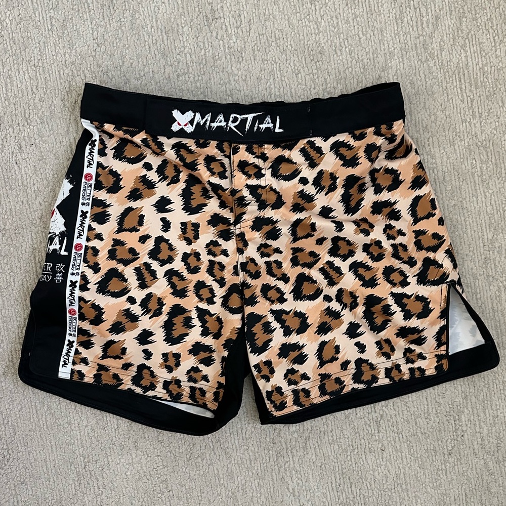 XMartial Men’s BJJ/MMA Leopard Shorts